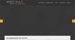Desktop Screenshot of body-kult.com