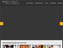 Tablet Screenshot of body-kult.com